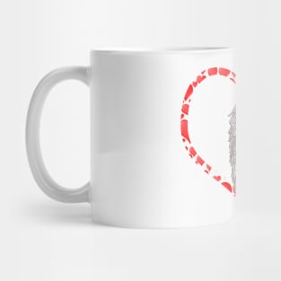 KOMONDOR DOG HEART Mug